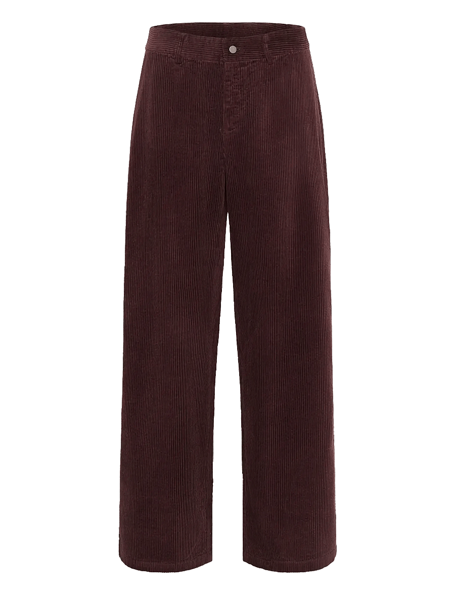 Culture - CUbaela Klay Pants - velvetpüksid - bitter chocolate - 1