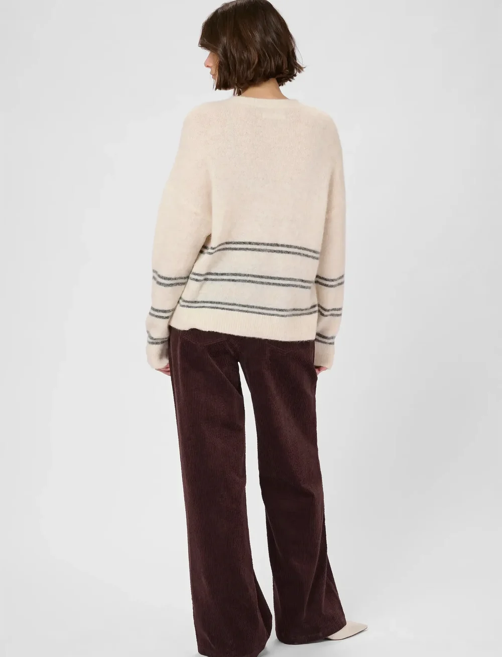 Culture - CUbaela Klay Pants - bukser med lige ben - bitter chocolate - 4