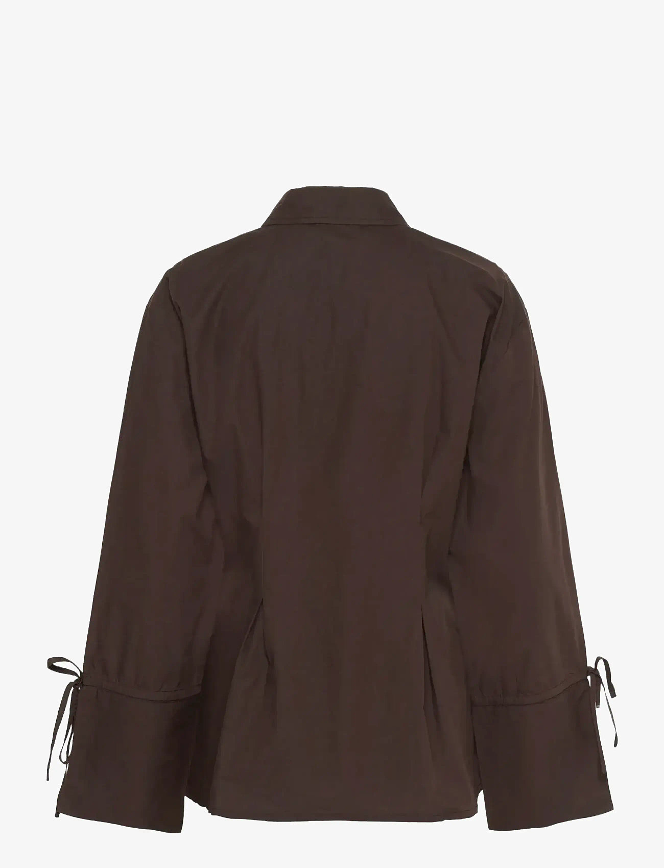 Culture - CUallison Olena Fitted Shirt - långärmade skjortor - coffee bean - 1