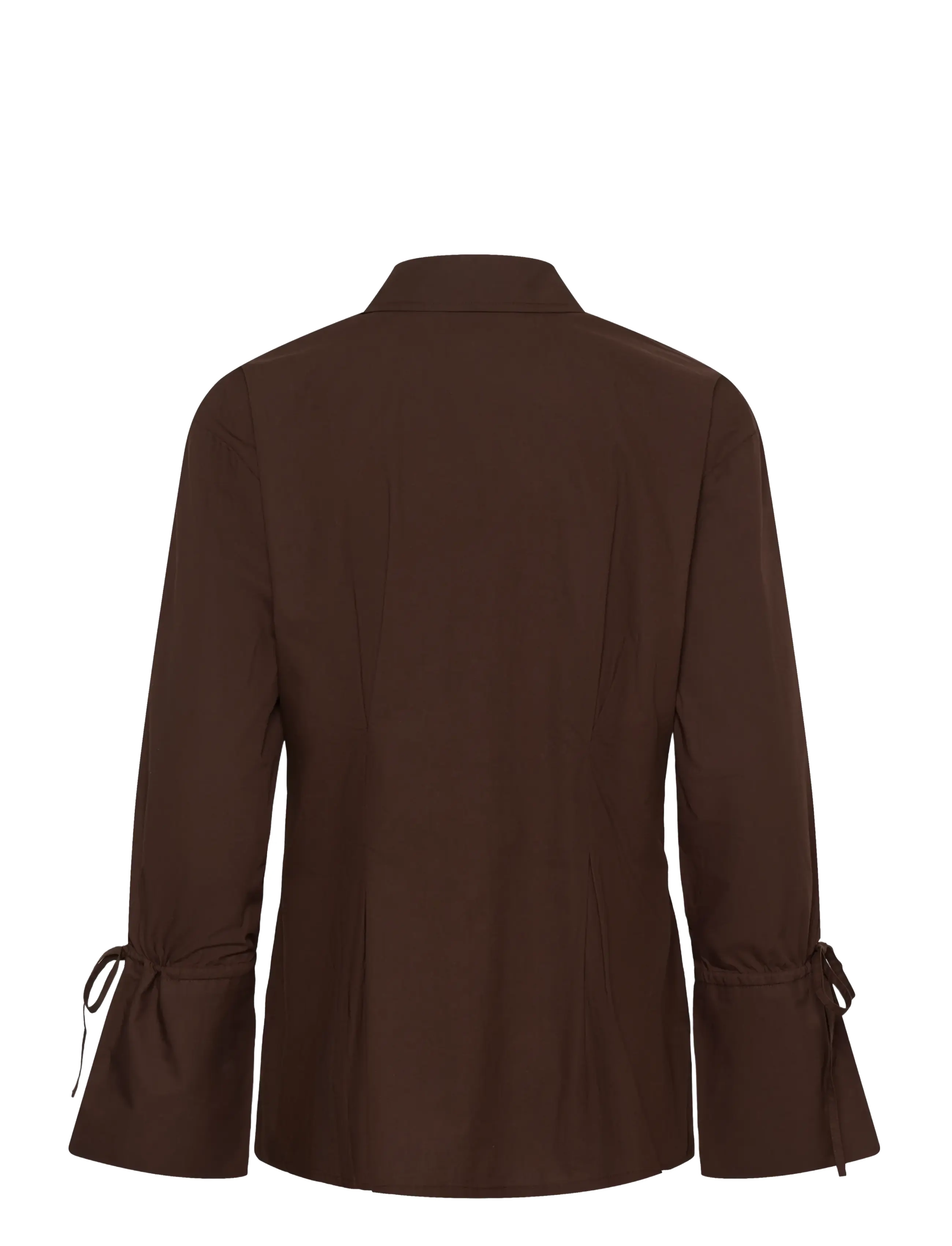 Culture - CUallison Olena Fitted Shirt - langärmlige hemden - coffee bean - 1