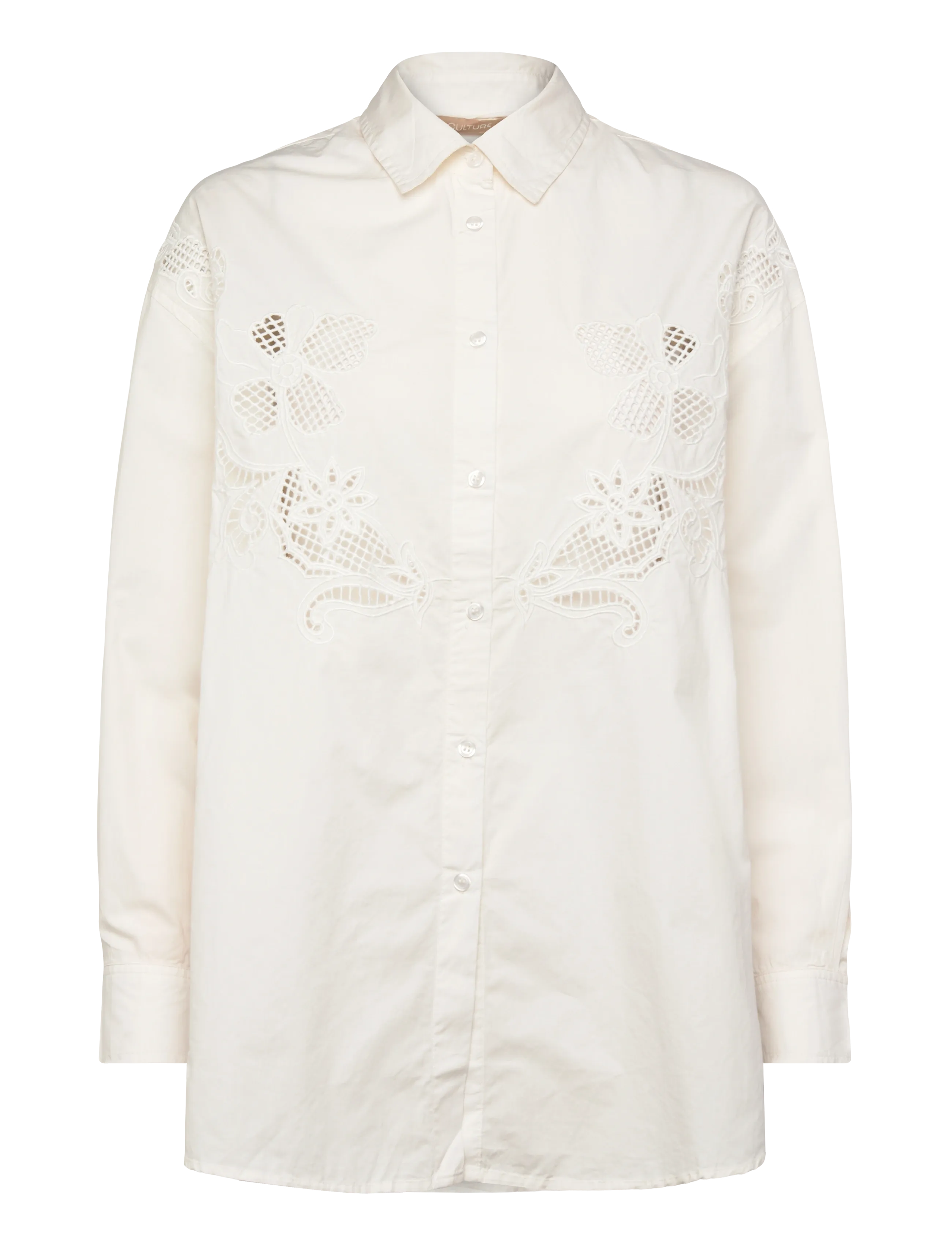 CULTURE Cuallison Olena Shirt Weiß - L - Damen