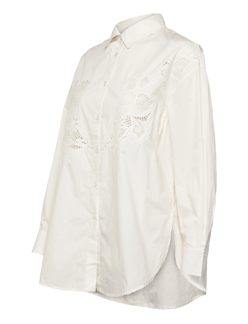 Culture - CUallison Olena Shirt - langärmlige hemden - spring gardenia - 2