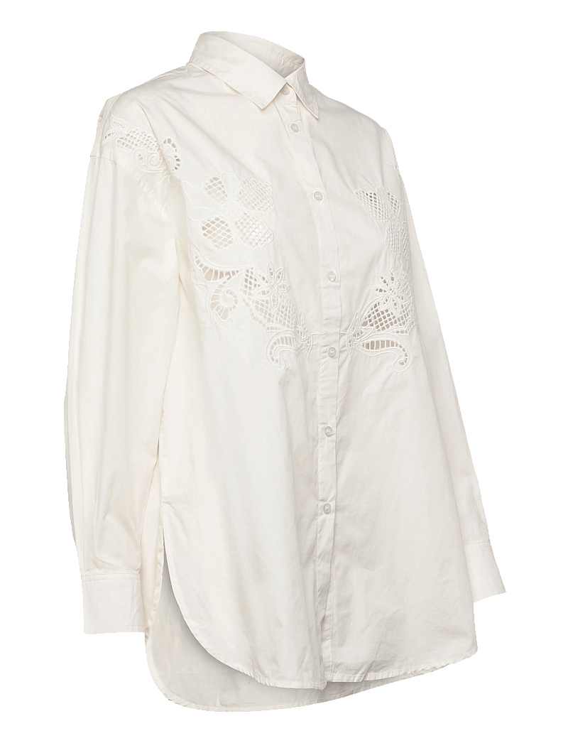 Culture - CUallison Olena Shirt - langärmlige hemden - spring gardenia - 3