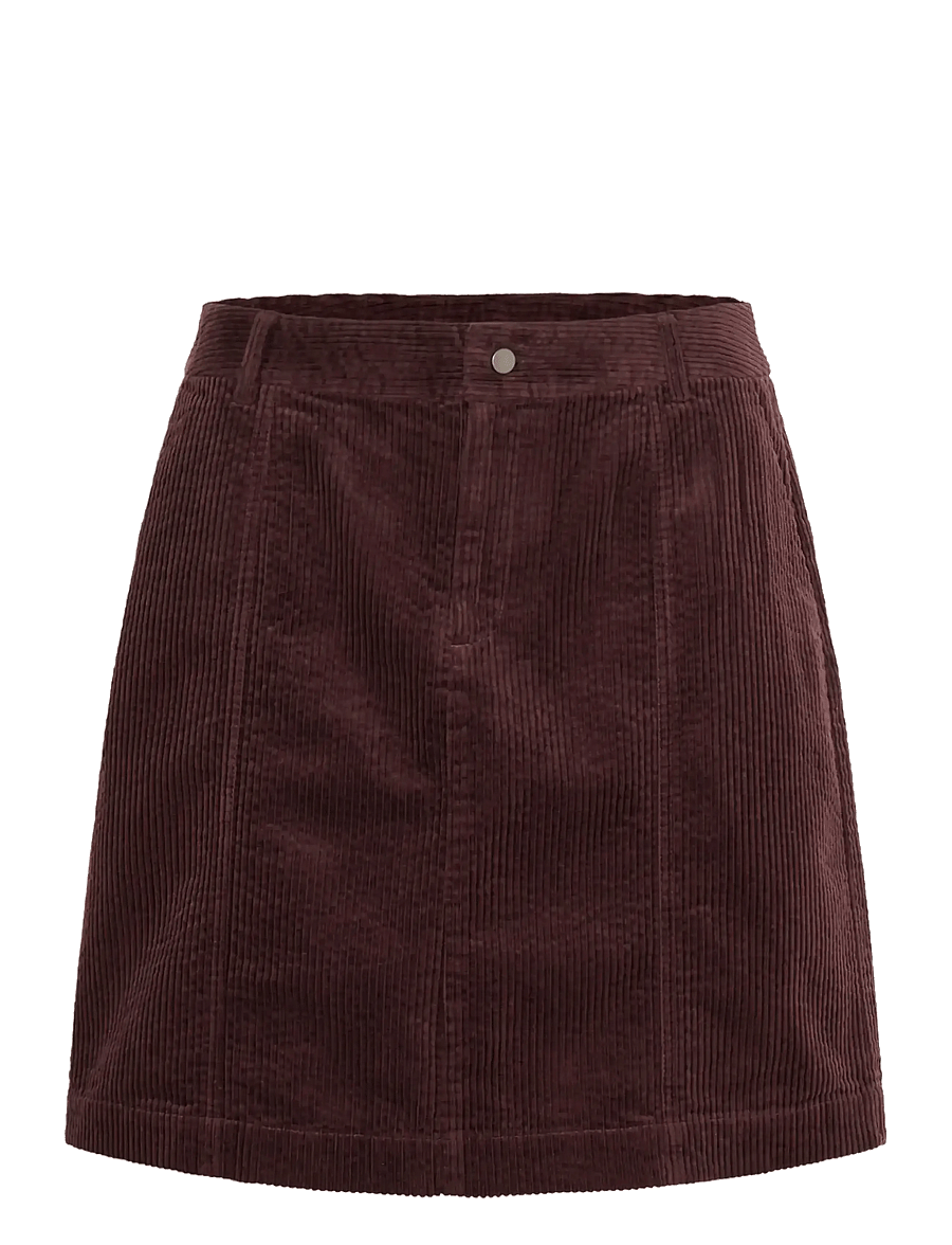 Culture - CUbaela Klay Skirt - kurze röcke - bitter chocolate - 1