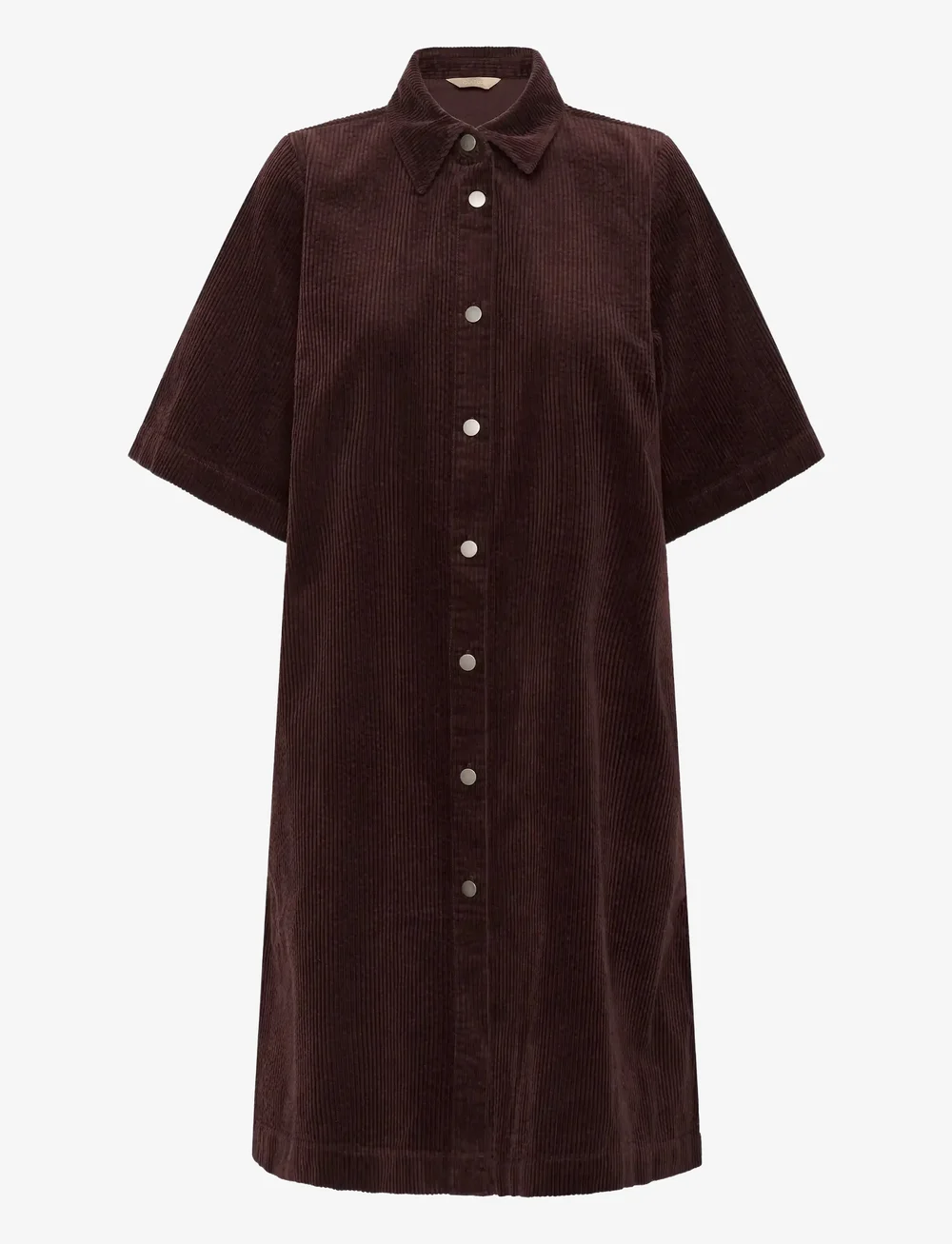 Culture - CUbaela Klay Dress - shirt dresses - bitter chocolate - 1