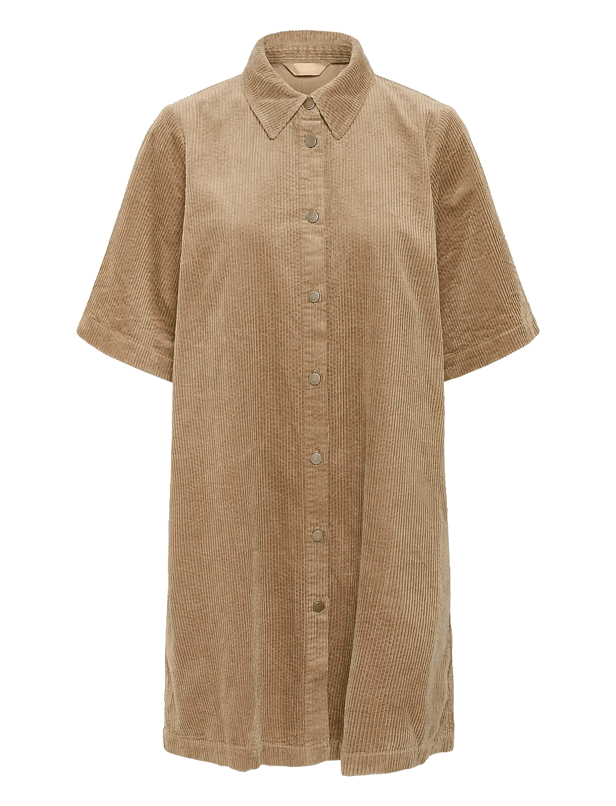 Culture - CUbaela Klay Dress - skjortklänningar - timber wolf - 1