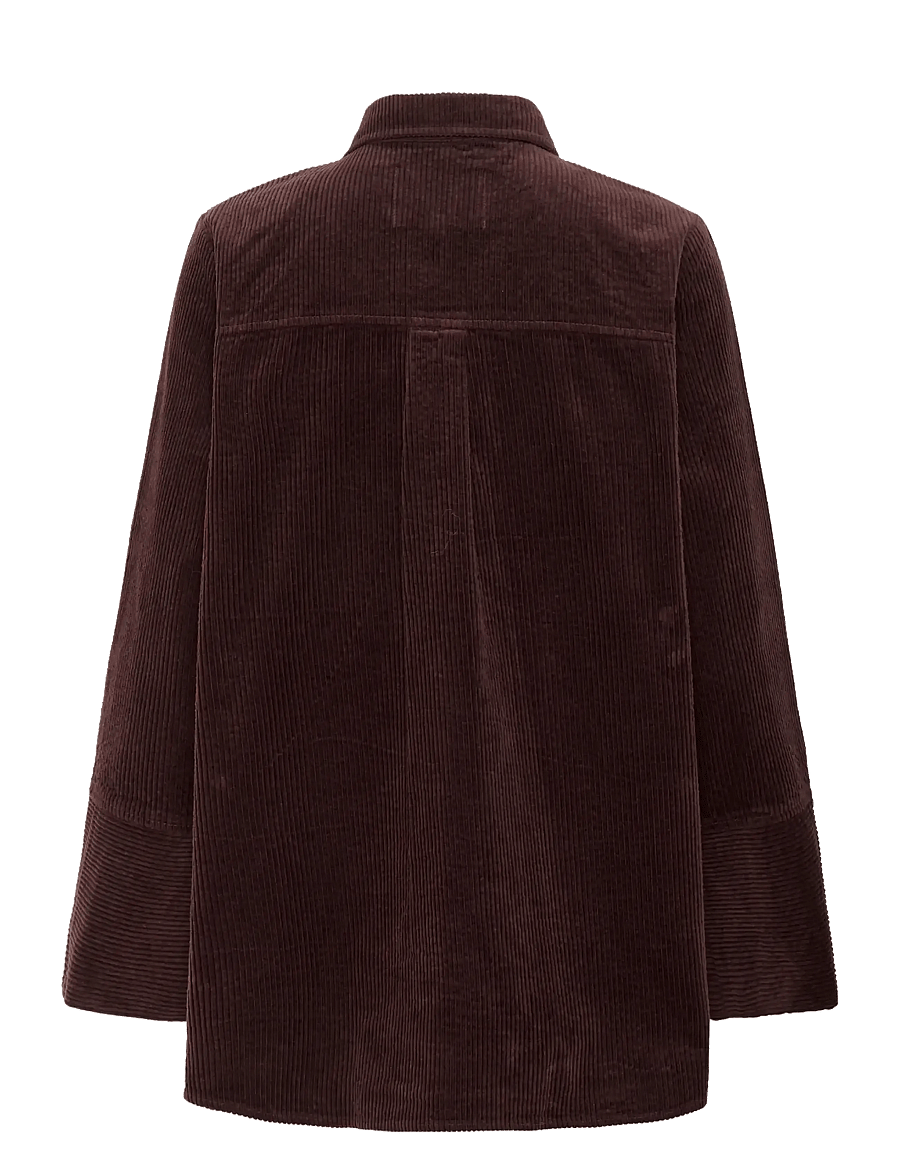 Culture - CUbaela Klay Shirt Jacket - overshirts - bitter chocolate - 2