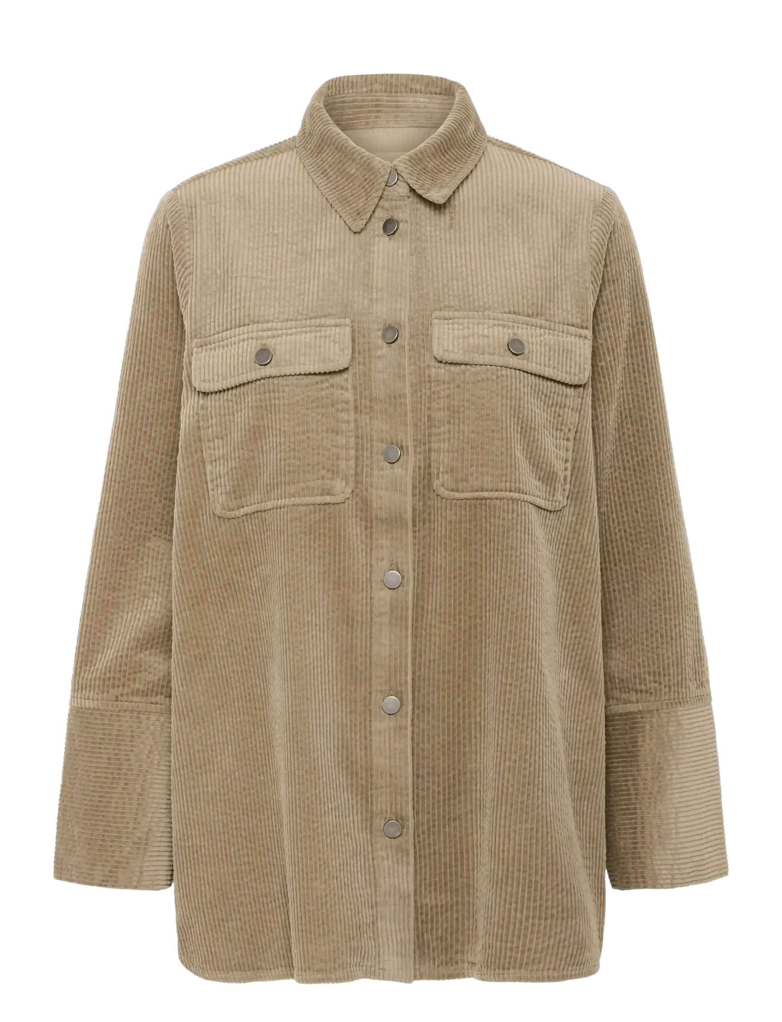 CULTURE Cubaela Klay Shirt Jacke Beige - XXL - Damen
