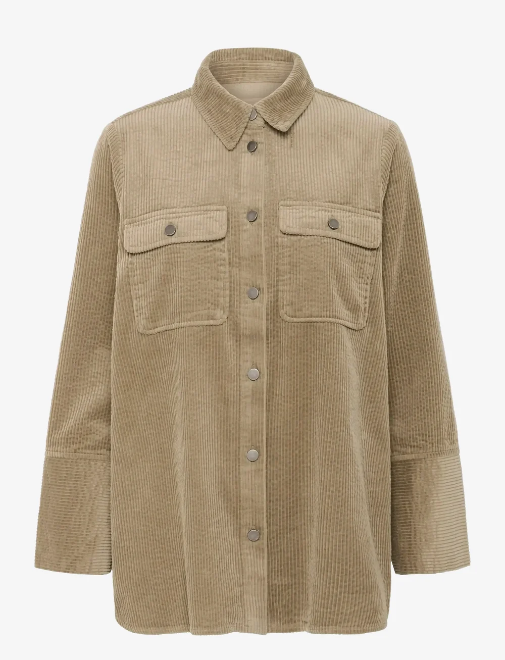 Culture - CUbaela Klay Shirt Jacket - overshirts - timber wolf - 1