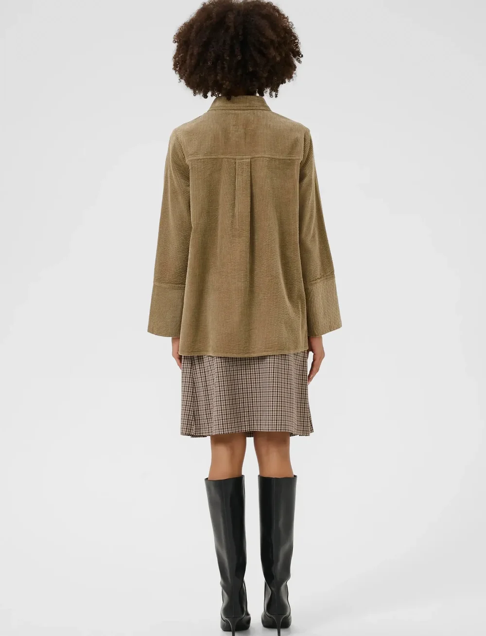 Culture - CUbaela Klay Shirt Jacket - overshirts - timber wolf - 4