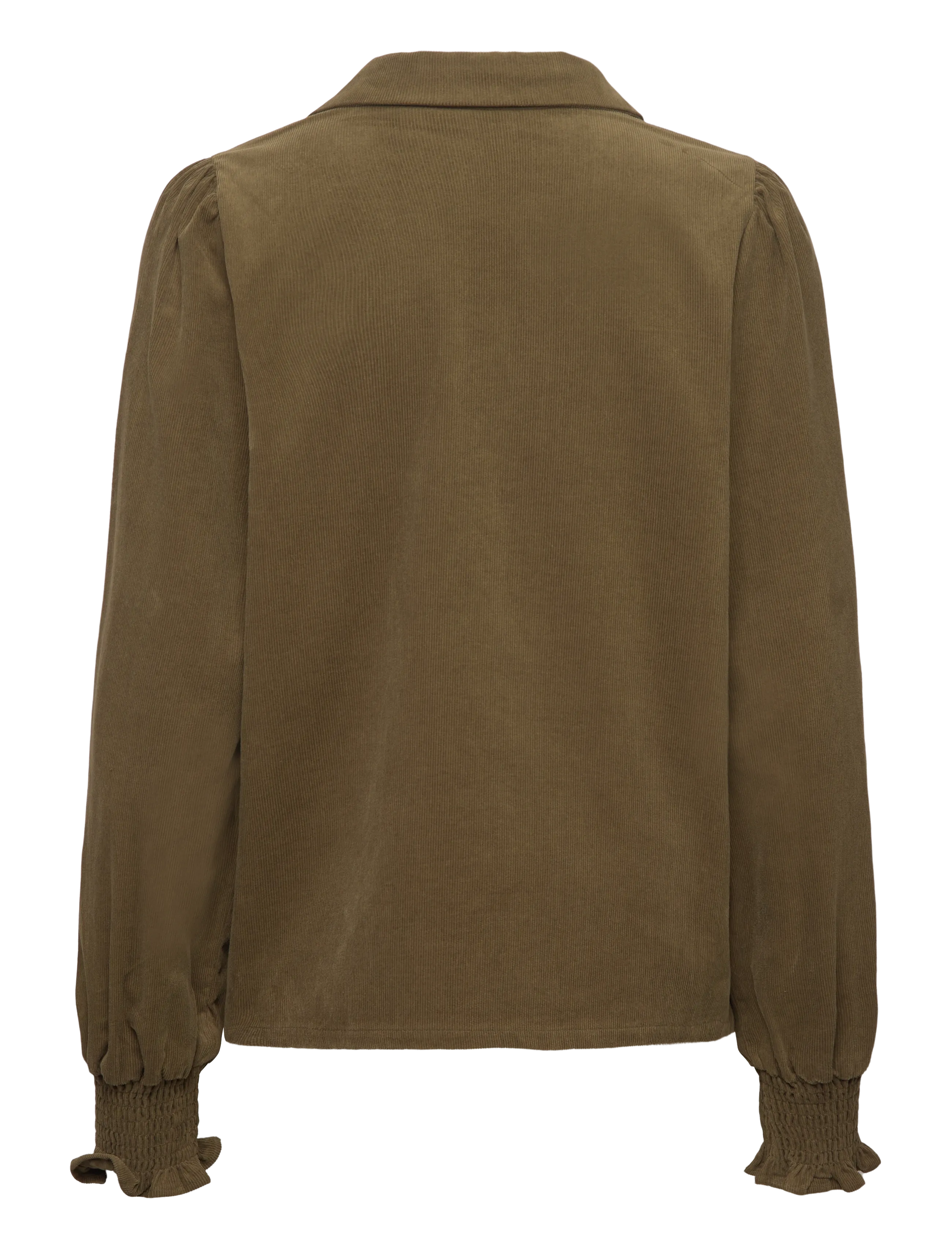 Culture - CUrhaena Blouse - langärmelige blusen - burnt olive - 1
