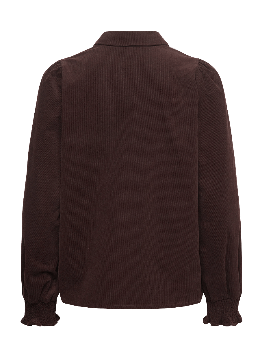 Culture - CUrhaena Blouse - langärmelige blusen - coffee bean - 1