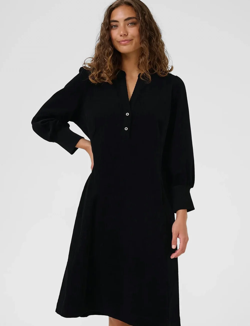 Culture - CUrhaena Dress - skjortekjoler - black - 0