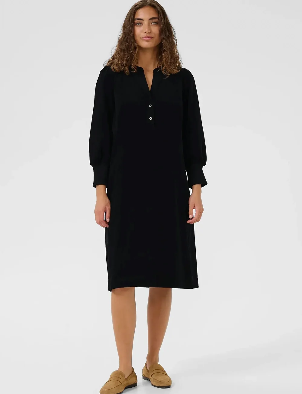 Culture - CUrhaena Dress - skjortekjoler - black - 3