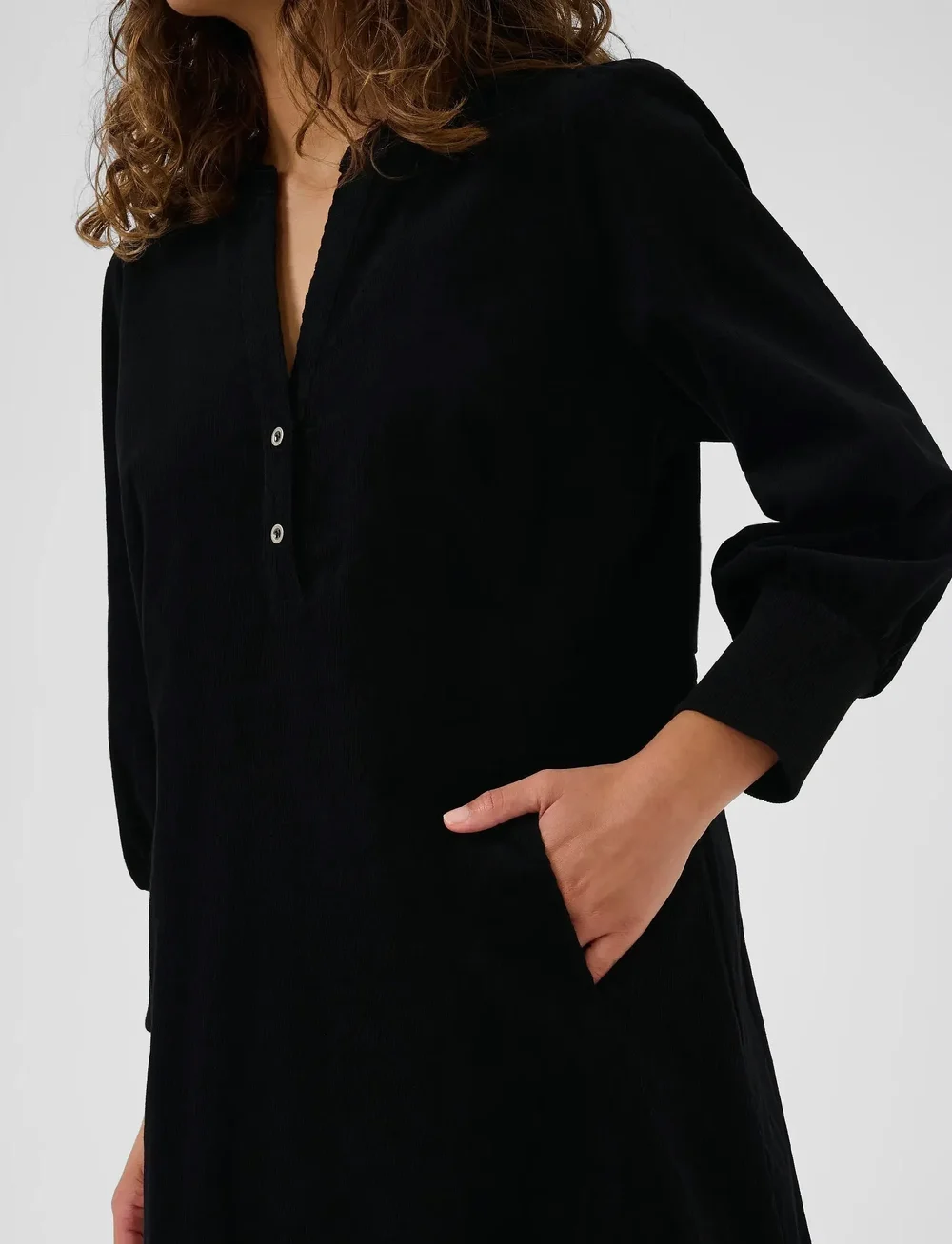 Culture - CUrhaena Dress - skjortekjoler - black - 5
