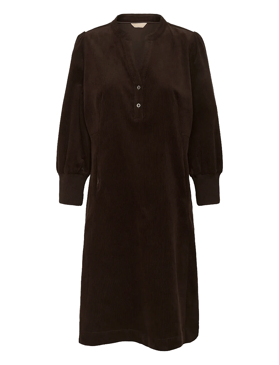 Culture - CUrhaena Dress - särkkleidid - coffee bean - 1