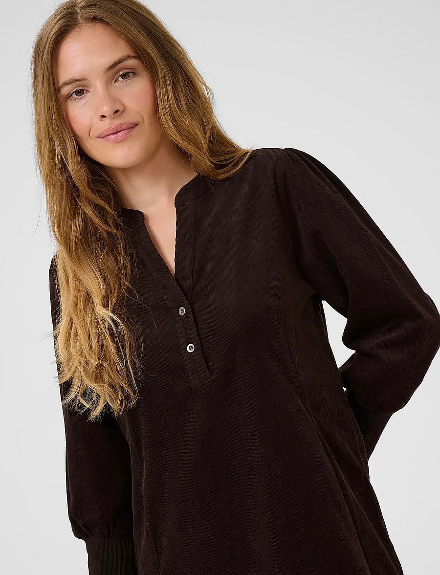 Culture - CUrhaena Dress - särkkleidid - coffee bean - 5