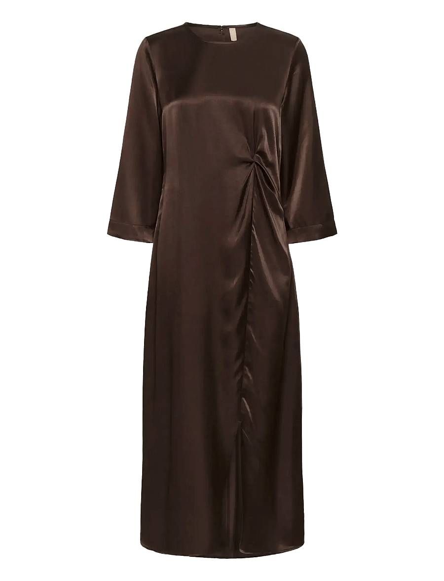 Culture - CUmollie Dress - midi-jurken - coffee bean - 1