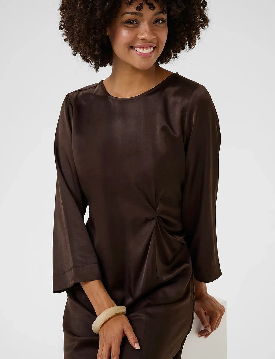 Culture - CUmollie Dress - midi-jurken - coffee bean - 4