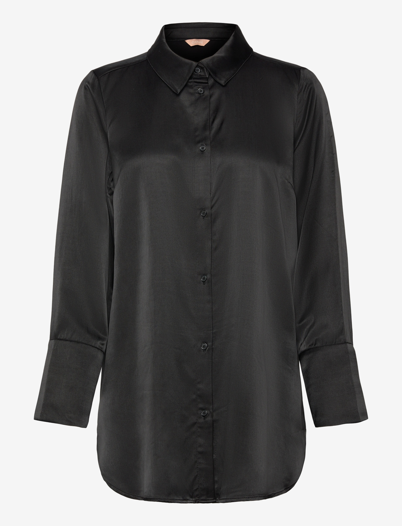 Culture - CUmollie Shirt - långärmade skjortor - black - 0
