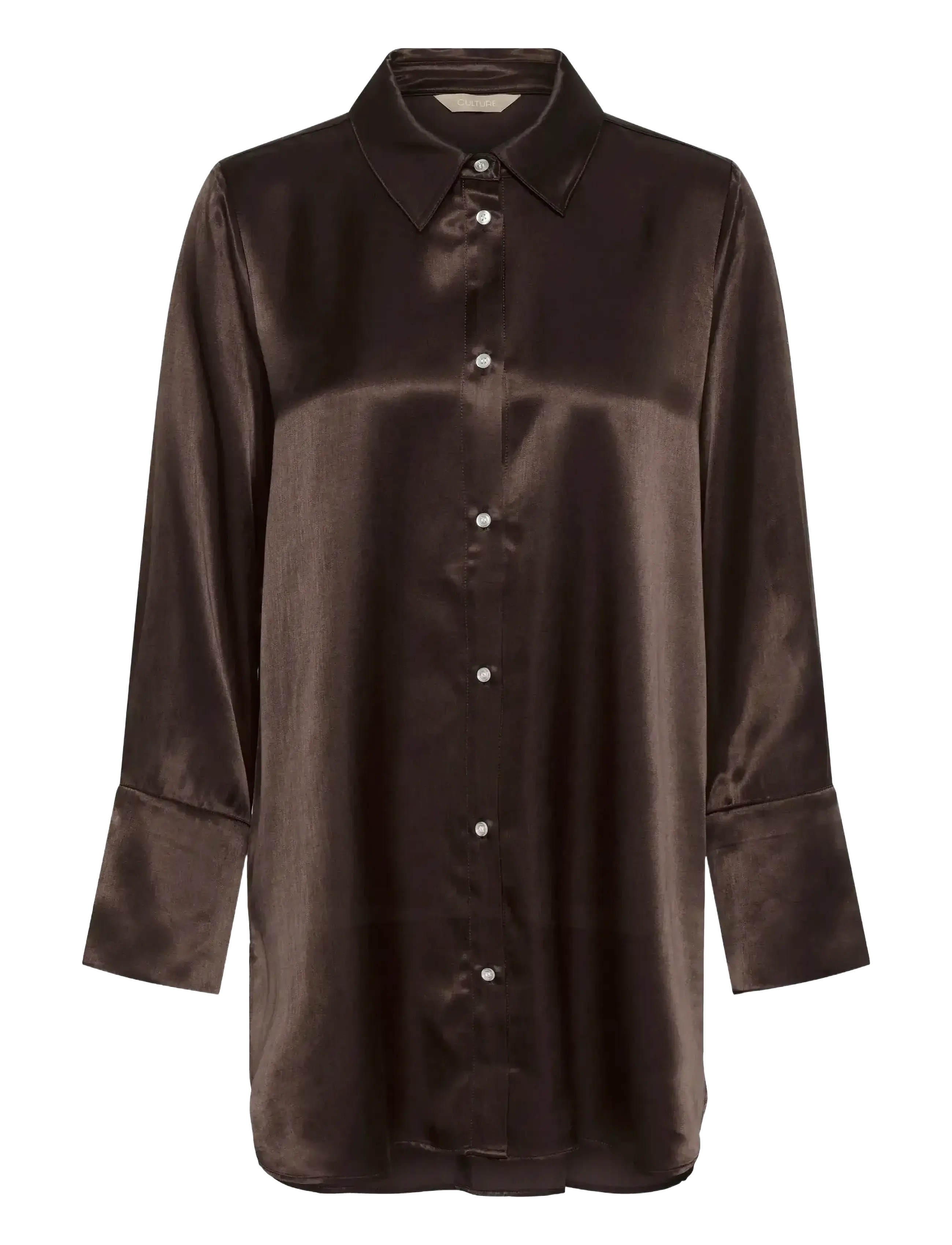 Culture CUmollie Shirt - Bluser & Skjorter - COFFEE BEAN / brown