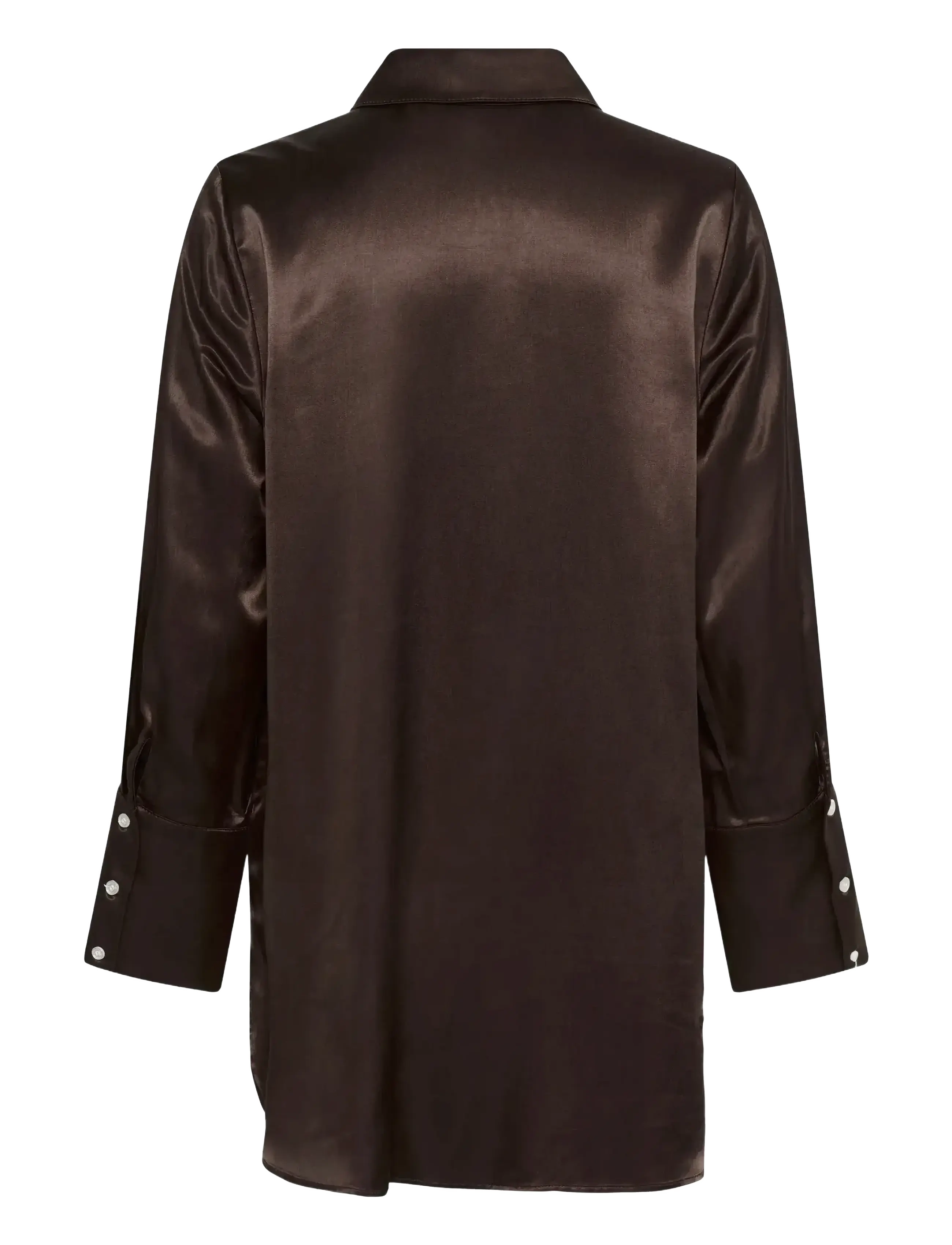 Culture - CUmollie Shirt - pitkähihaiset kauluspaidat - coffee bean - 2