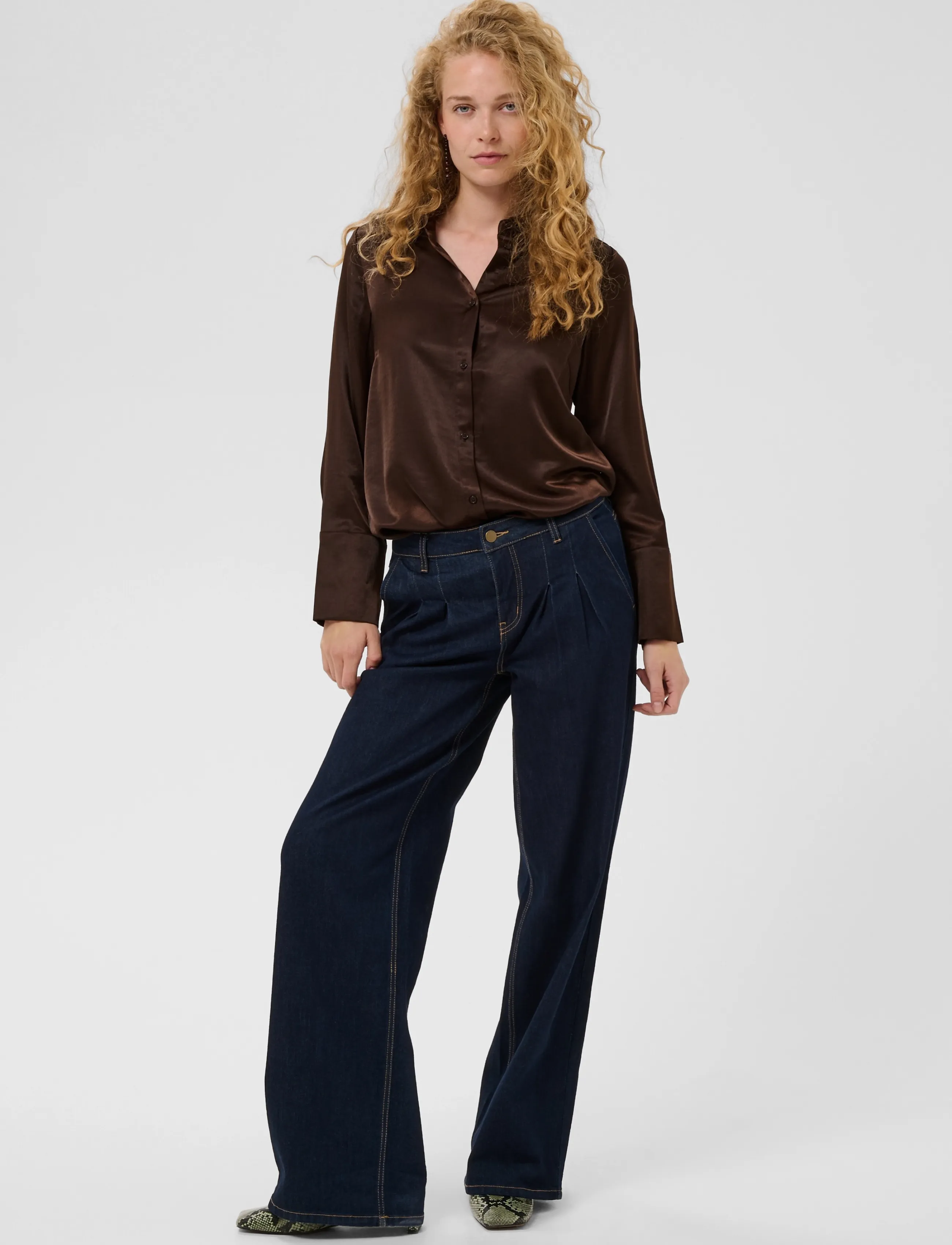 Culture - CUmollie Shirt - långärmade skjortor - coffee bean - 5