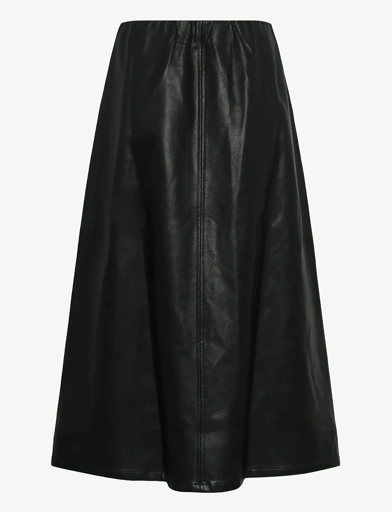Culture - CUlilli PU Skirt - midi rokken - black - 2