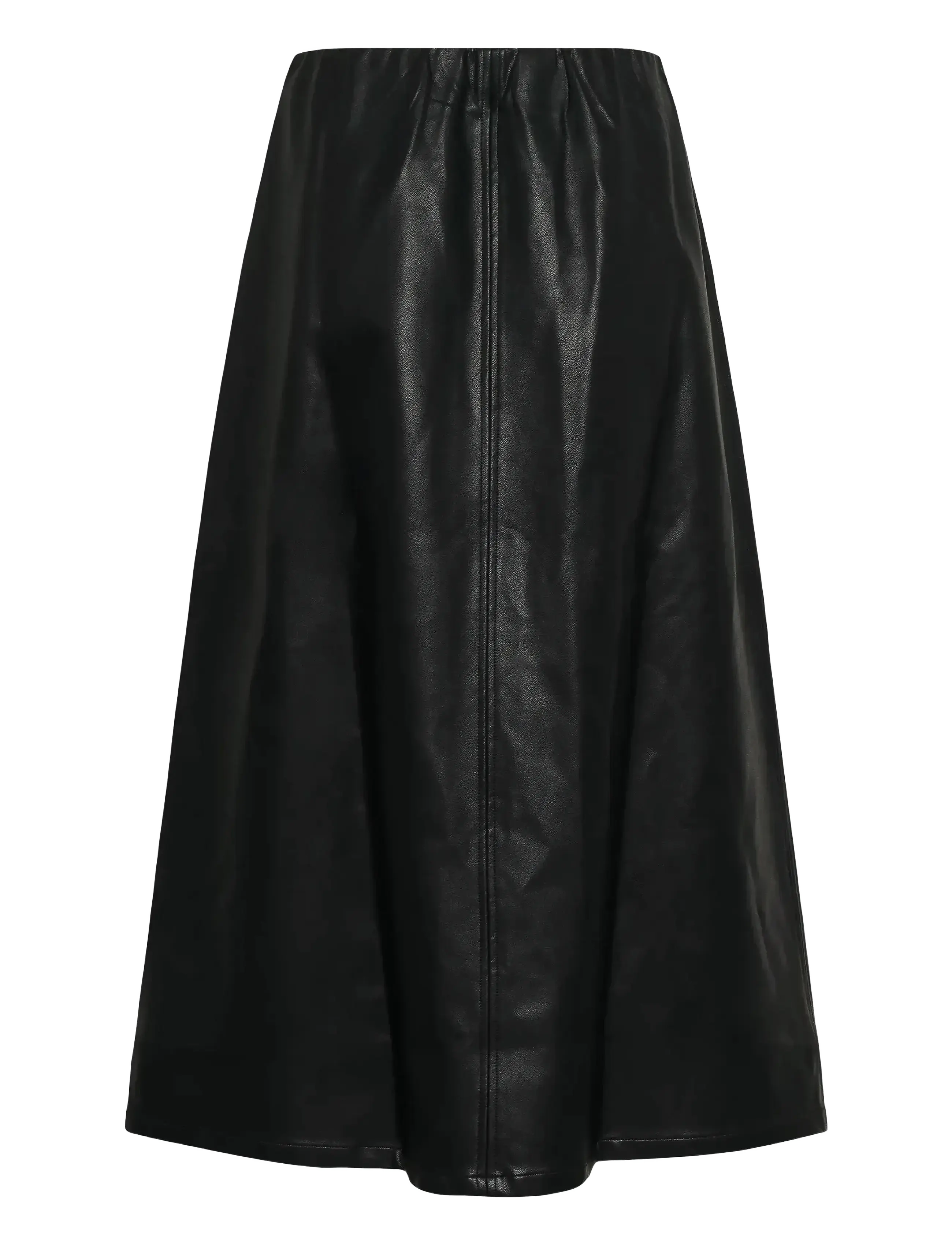 Culture - CUlilli PU Skirt - midi kjolar - black - 2