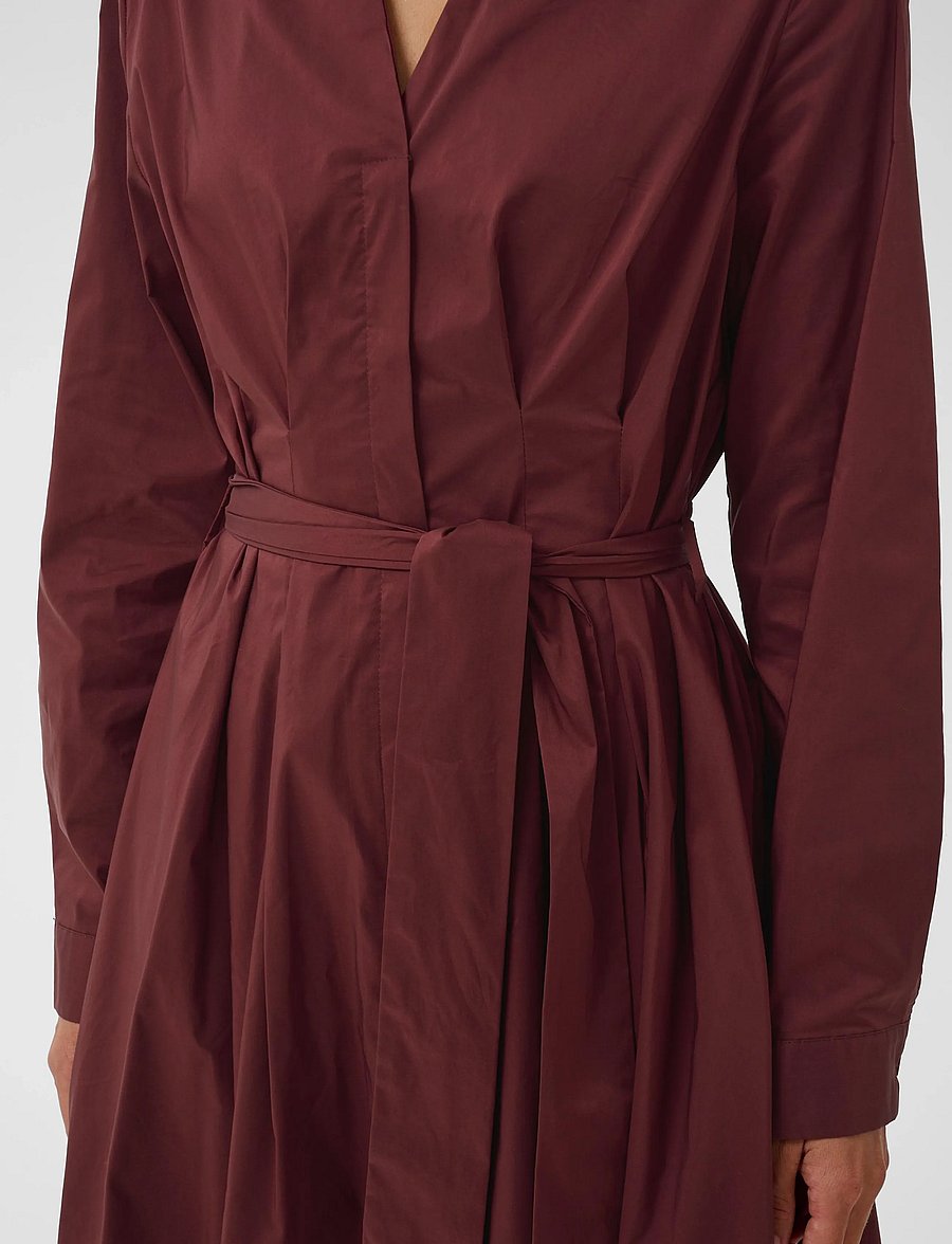 Culture - CUelna Antoinett Dress - skjortekjoler - chocolate truffle - 5