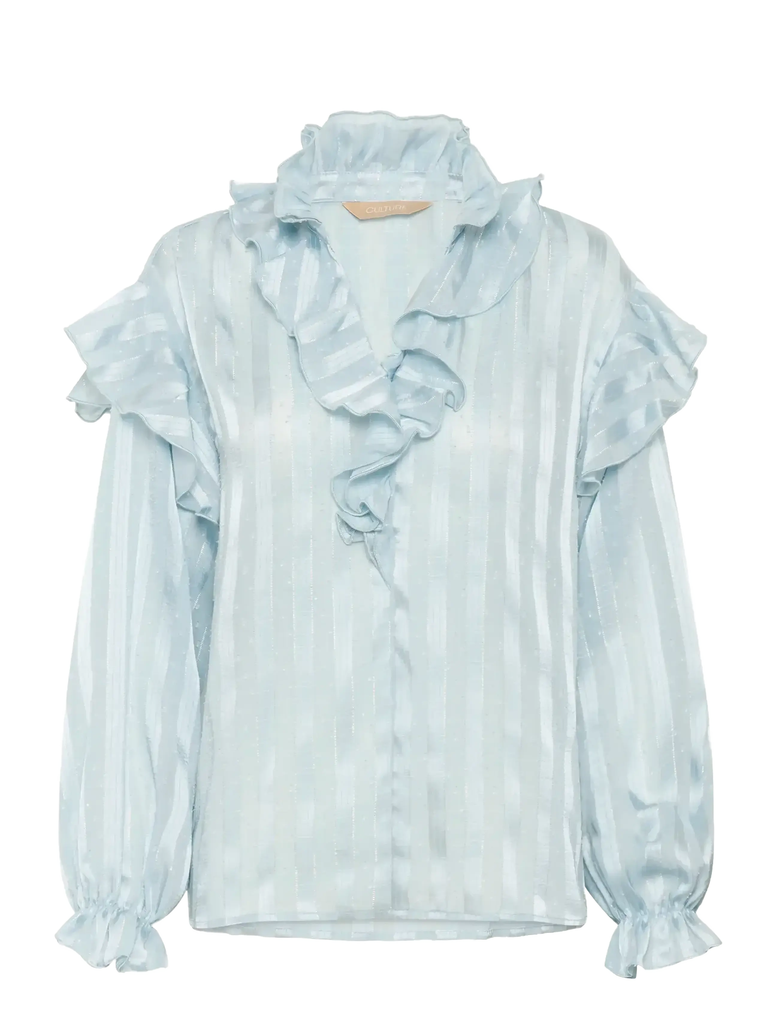 CULTURE Cuflowy Bluse Blau - XXL - Damen