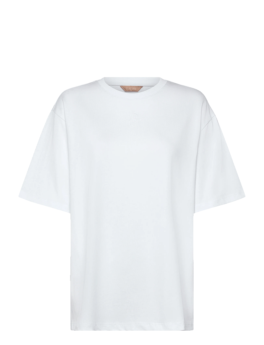 Culture - CUdavina Alfie T-Shirt - t-shirts - white - 0