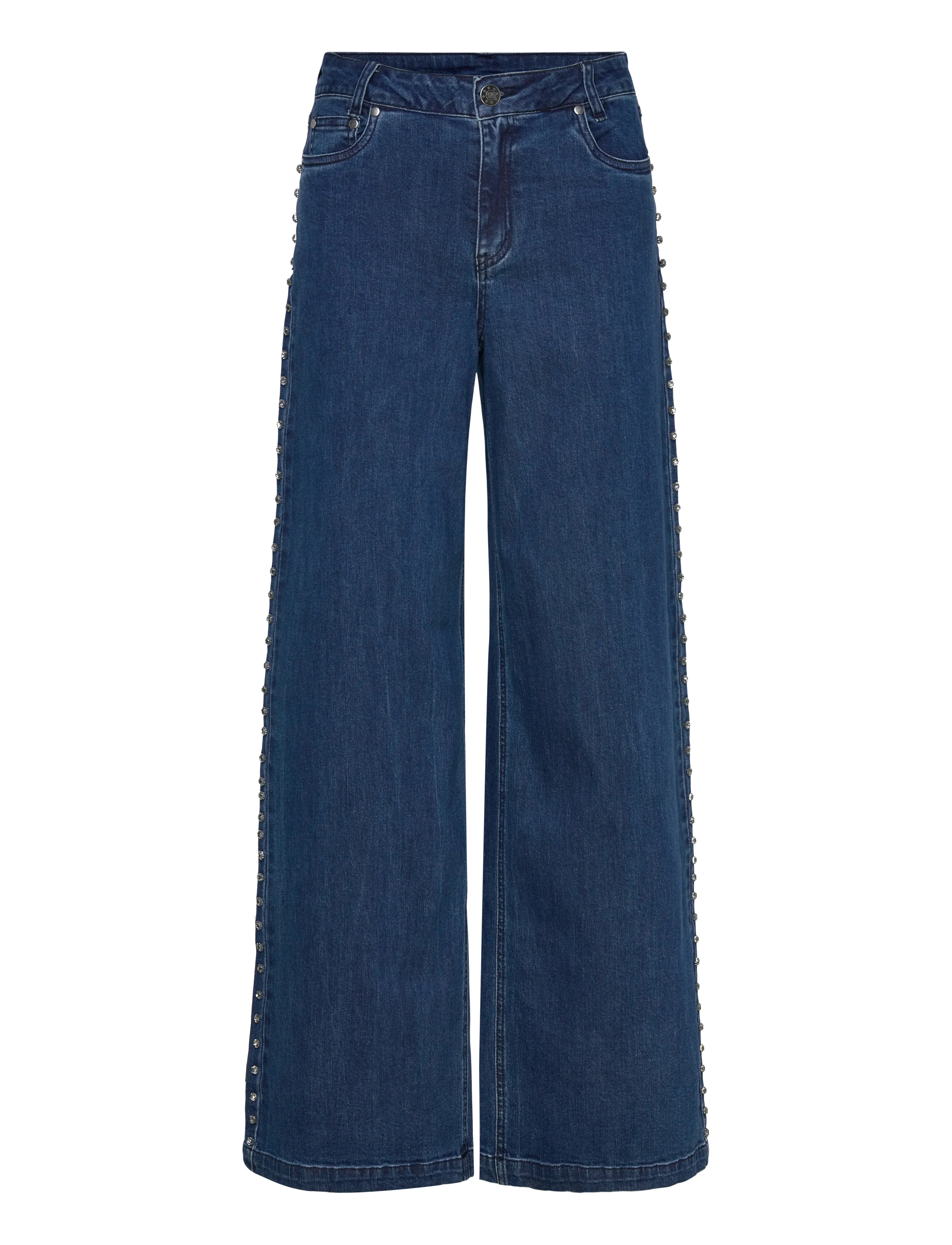 Culture CUalicent Ami Jeans - Tøj - DARK BLUE WASH / blue