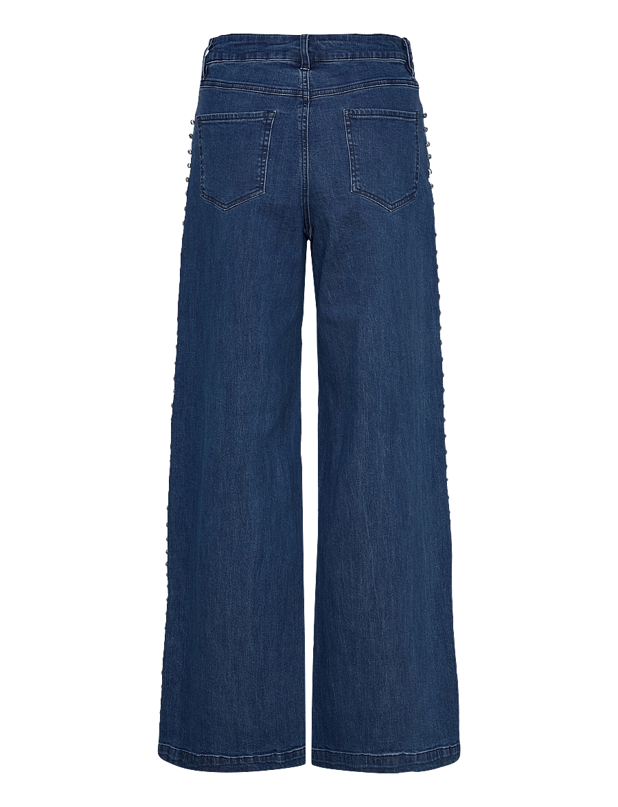 Culture - CUalicent Ami Jeans - laia säärega teksad - dark blue wash - 1