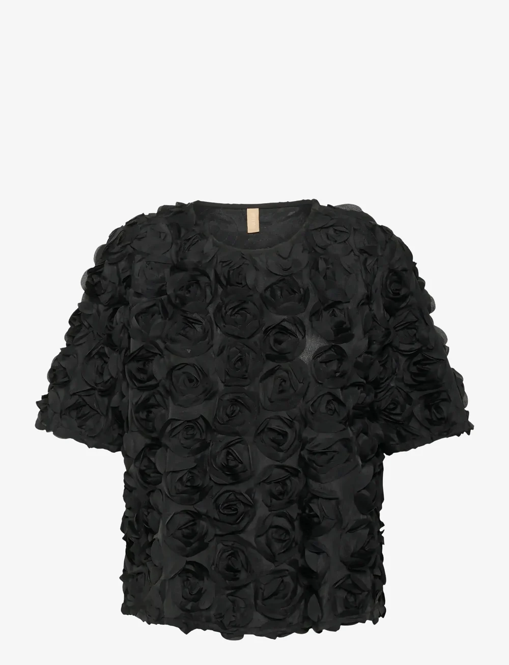 Culture - CUcebrine SS Blouse - blouses met korte mouwen - black - 1
