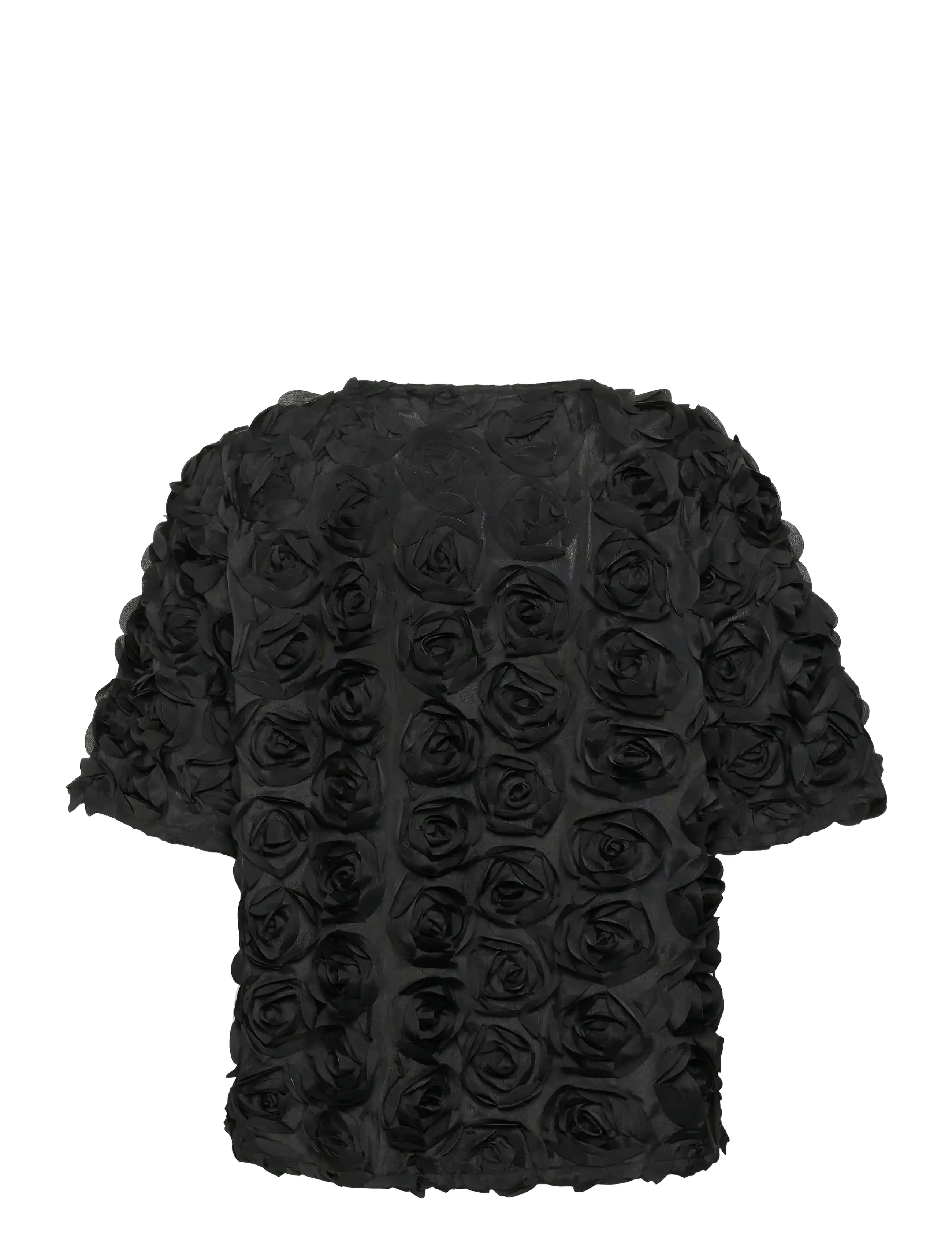 Culture - CUcebrine SS Blouse - kurzämlige blusen - black - 2