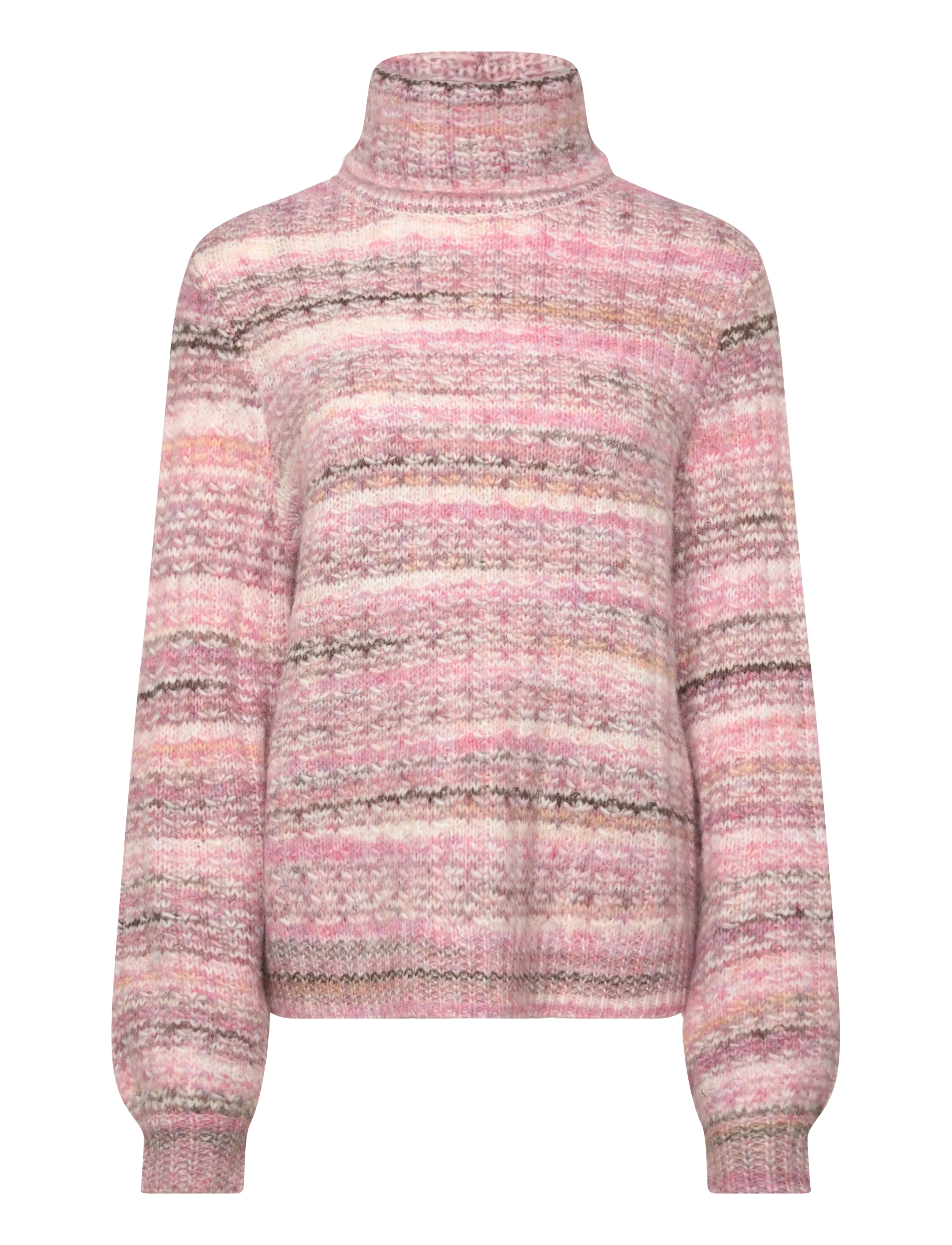 CUmarble Rollneck - PINK MIX