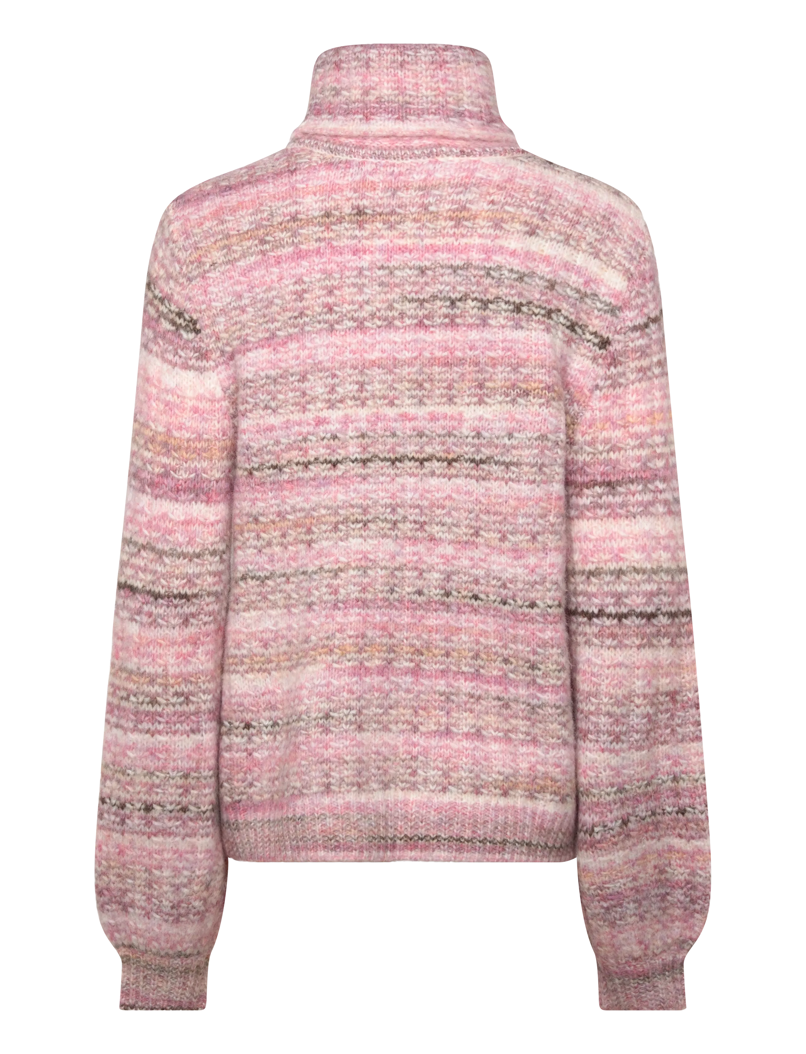 Culture - CUmarble Rollneck - pullover - pink mix - 1