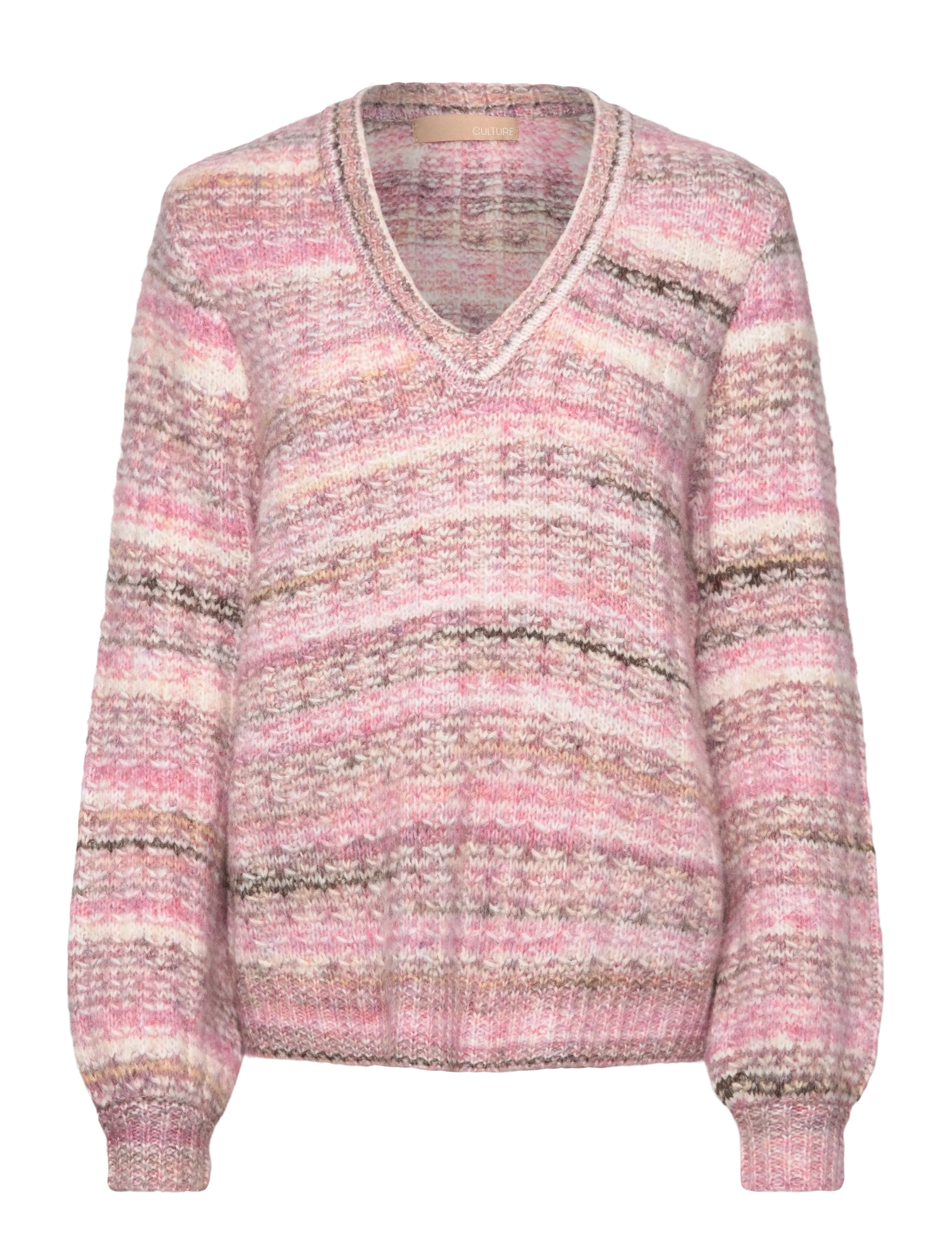 Culture CUmarble Pullover - Kolleksjoner - PINK MIX / pink/rose