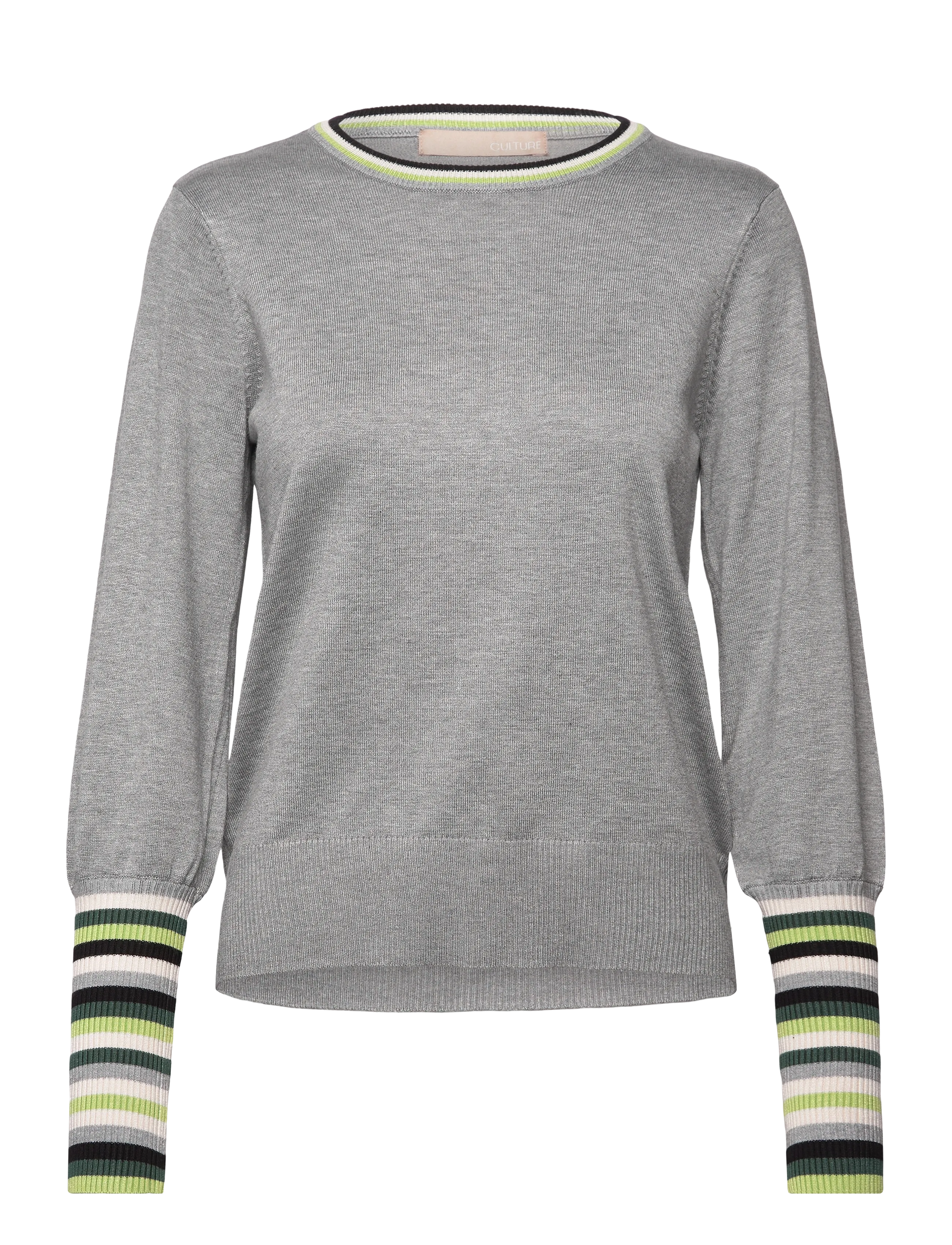 CUlai Annemarie Pullover - LIGHT GREY MELANGE
