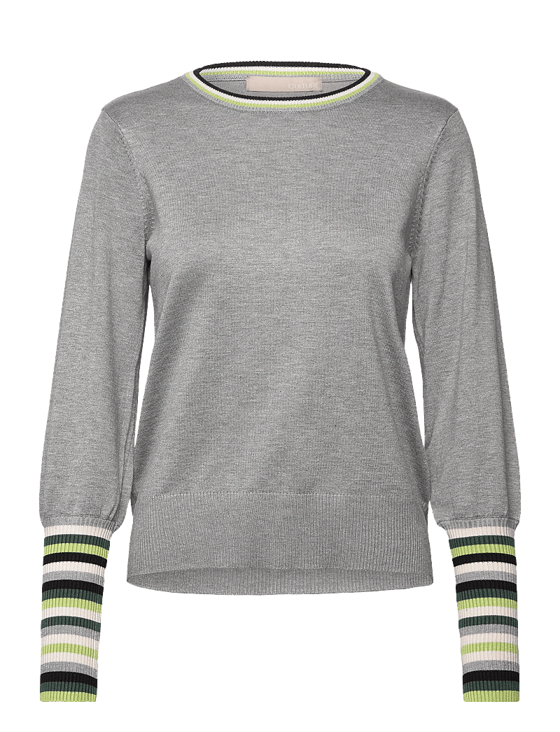 Culture - CUlai Annemarie Pullover - pullover - light grey melange - 0