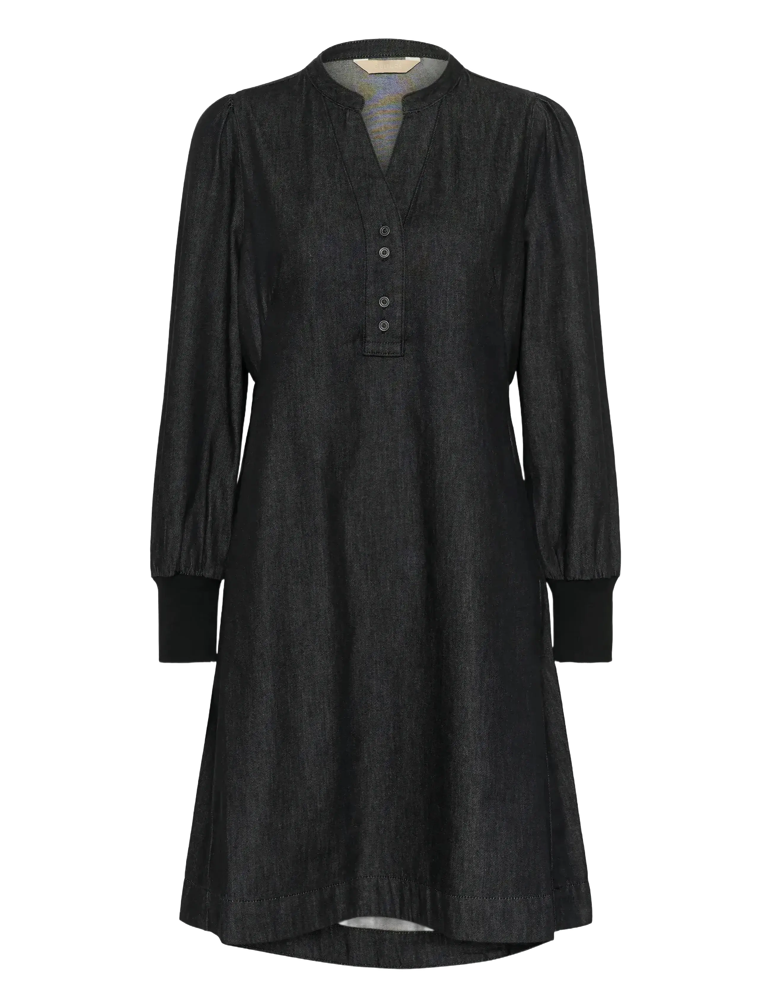 Culture CUhilka Arpa Short Dress - Särkkleidid - BLACK WASH / black