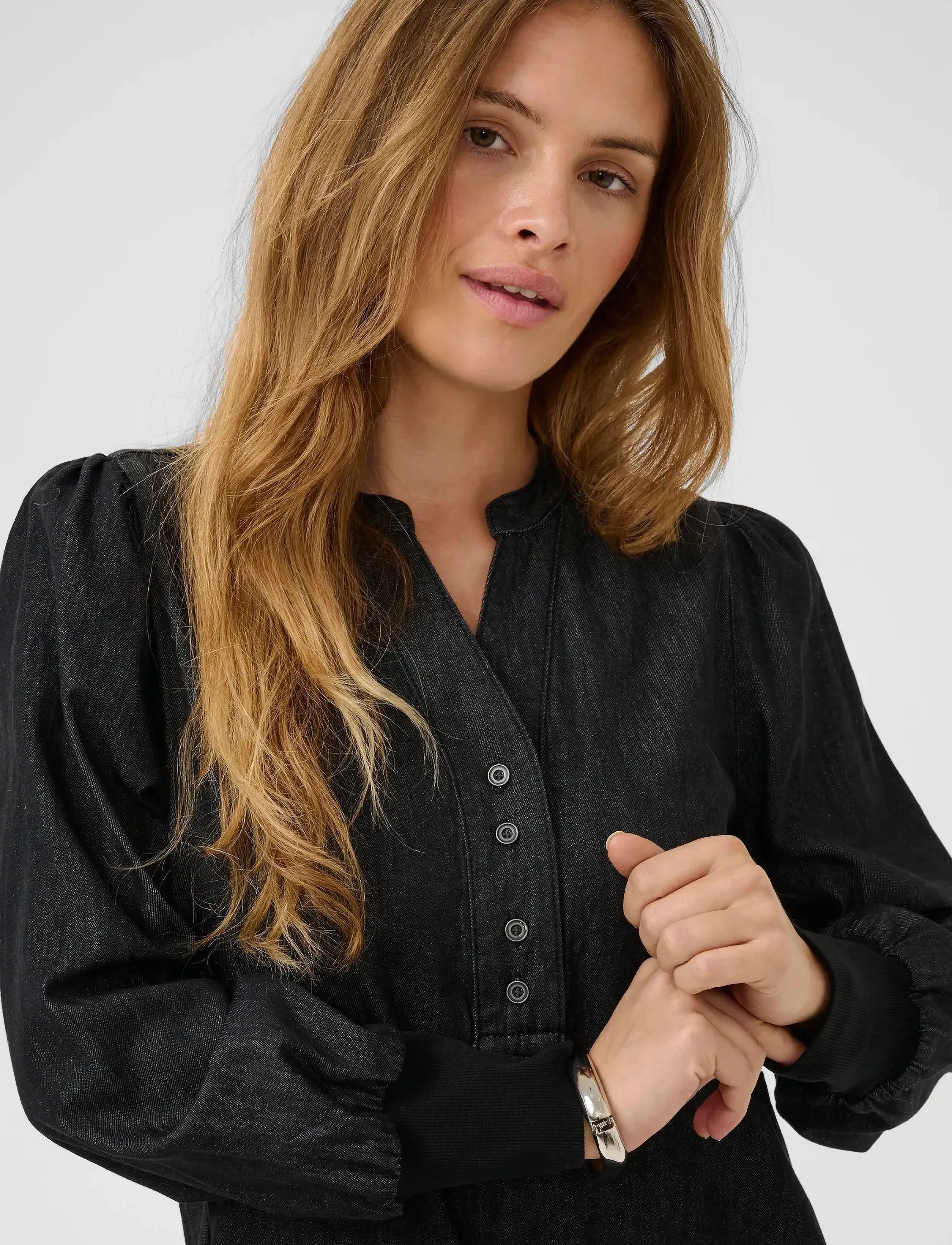 Culture - CUhilka Arpa Short Dress - black wash - 5
