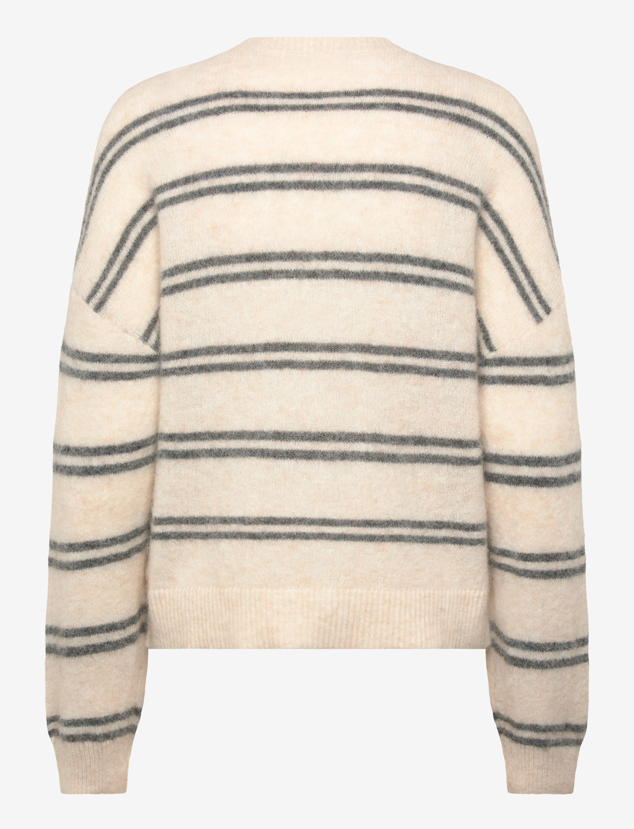 Culture - CUbernie Cacheia Pullover - sügisesed riided - whitecap melange/grey stripes - 1