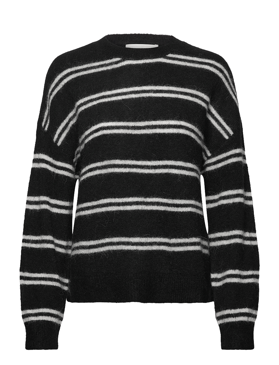 Culture - CUbernie Cacheia Pullover - pullover - black/whitecap stripes - 0