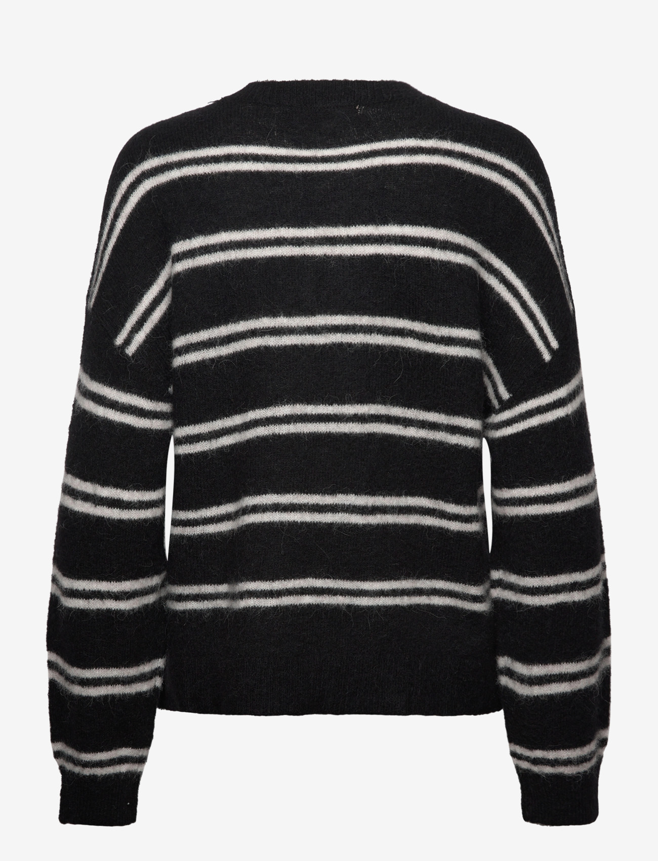Culture - CUbernie Cacheia Pullover - efterårstøj - black/whitecap stripes - 1