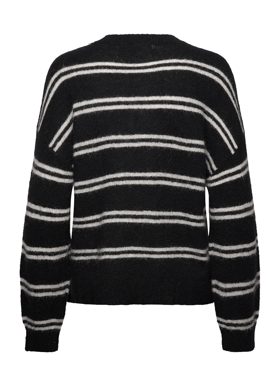 Culture - CUbernie Cacheia Pullover - pullover - black/whitecap stripes - 1