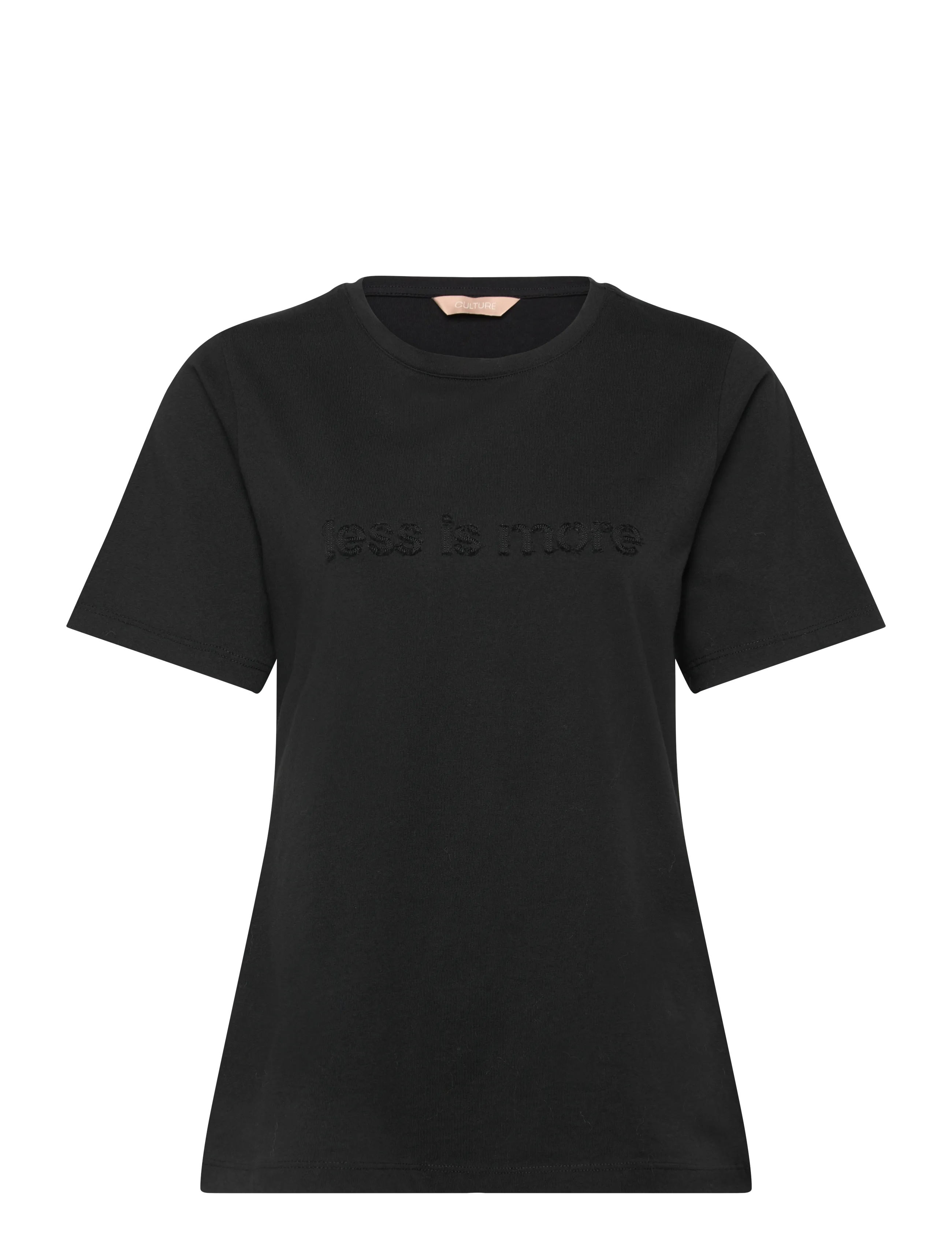 Culture Cunoga Amora T-Shirt, Kvinder, Præget T-Shirt, Sort, Str: XS