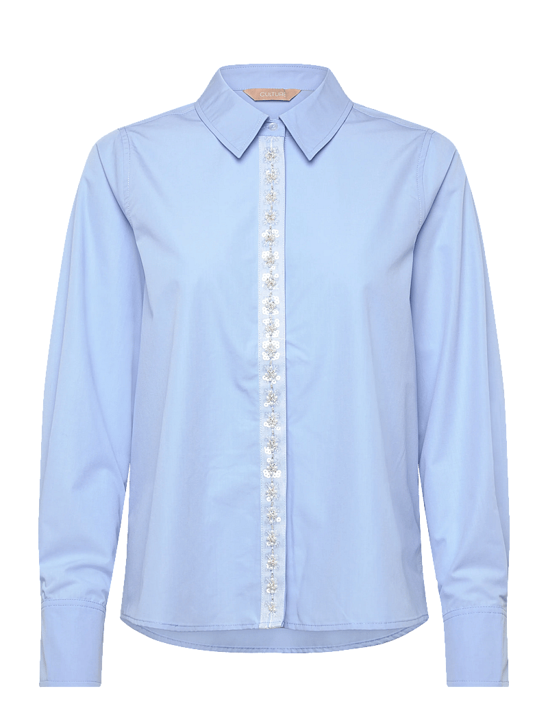 Culture - CUkrista Shirt - long-sleeved shirts - serenity - 0