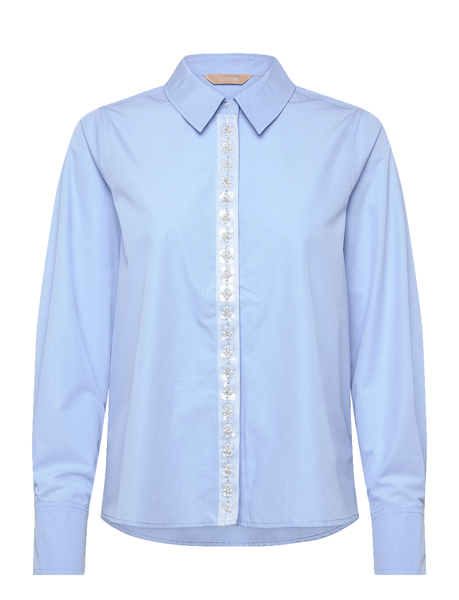 Culture - CUkrista Shirt - krekli ar garām piedurknēm - serenity - 0